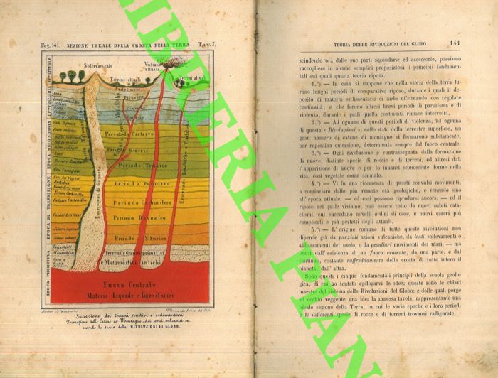 BOCCARDO Gerolamo - - Fisica del globo. Spazi, climi e meteore. Corso completo di geografia fisica e di meteorologia.