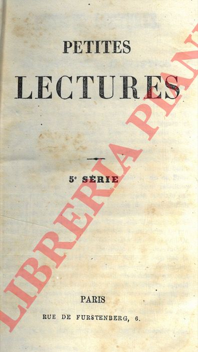 - - Petites lectures. 5e serie. 6e serie.