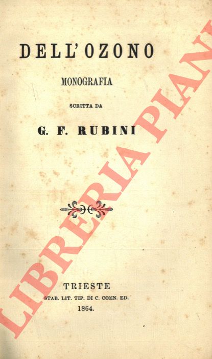 RUBINI G.F. - - Dell'ozono.