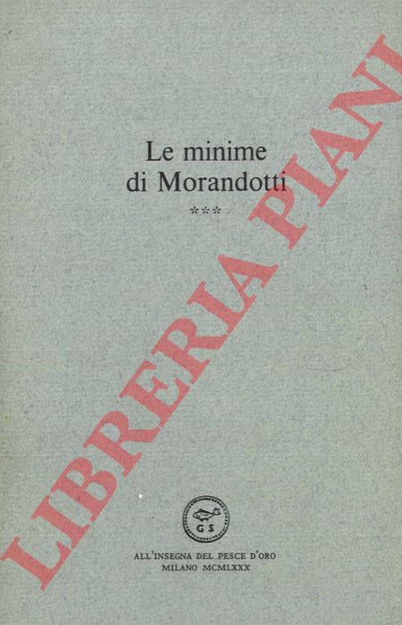 MORANDOTTI Alessandro - - Minime.