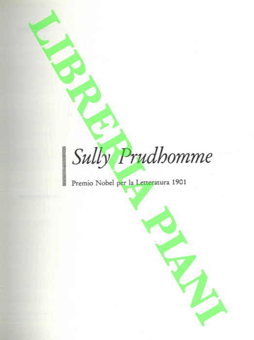 AHLSTROM G. - AF WIRSEN C. D. - - Sully Prudhomme.