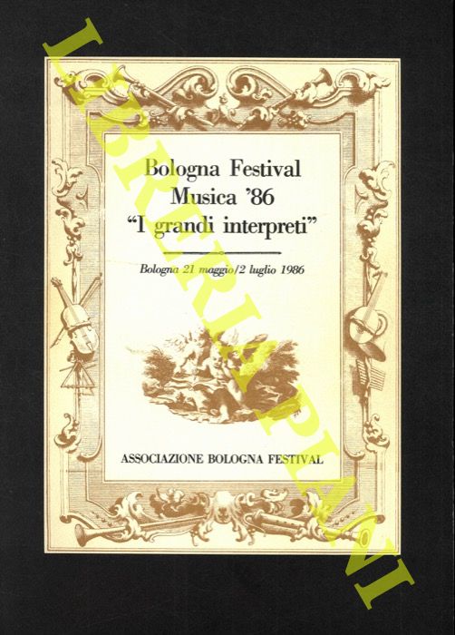 - - Bologna Festival Musica '86 