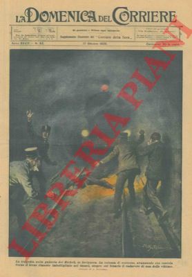 BELTRAME A. - - Nella galleria del Ricken,in Svizzera, la colonna di soccorso, avanzando verso il treno rimasto imbottigliato nel tunnel, scopre sul binario il cadavere di una delle vittime.