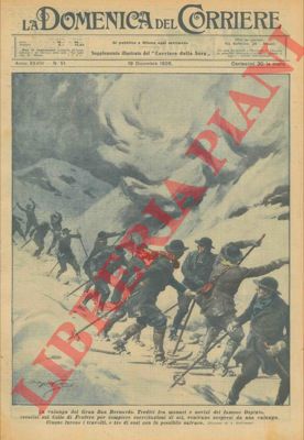 BELTRAME A. - - Valanga sul Gran San Bernardo travolge tredici persone.