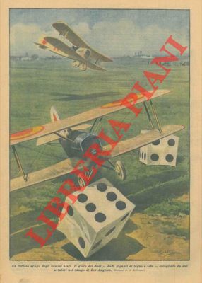 BELTRAME A. - - Il gioco dei dadi giocato da due aviatori.