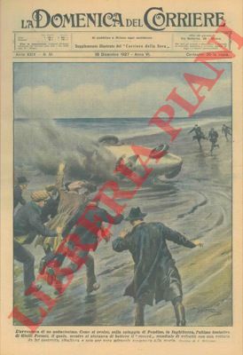 BELTRAME A. - - L'ultimo tentativo di Giulio Foresti di battere il record mondiale di velocit, sulla spiaggia di Pendine.