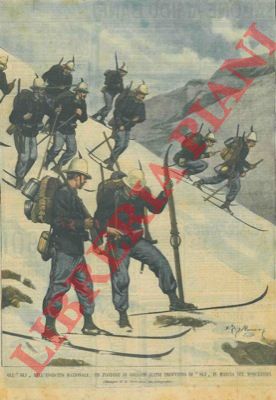 BELTRAME A. - - Un plotone di soldati alpini provvisto di 