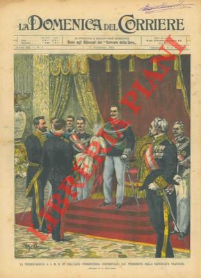 BELTRAME A. - - La presentazione a S.M. il Re dell'alta onorificenza conferitagli dal presidente della repubblica francese.