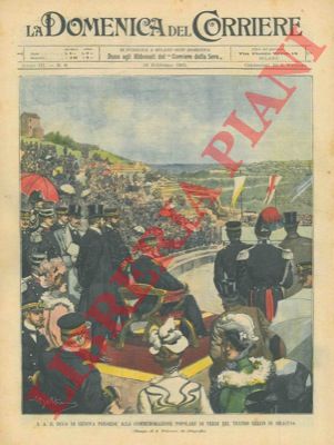 BELTRAME A. - - Il Duca di Genova presiede alla commemorazione popolare di Verdi nel teatro greco di Siracusa.
