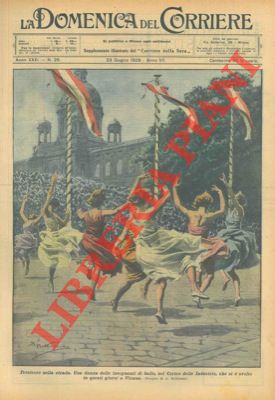 BELTRAME A. - - Danza delle insegnanti di ballo, nel Corteo delle Industrie, a Vienna.