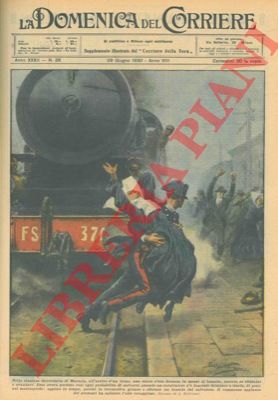 BELTRAME A. - - Suora salvata da carabiniere davanti ad una locomotiva.