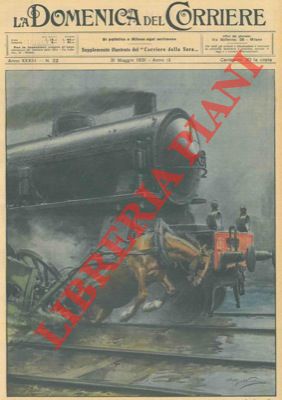 BELTRAME A. - - Sulla linea ferroviaria Casale-Mortara il treno in corsa ha investito il cavallo di un barroccio. La bestia impigliata per i finimenti  stata trascinata per un chilometro.