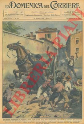 BELTRAME A. - - Cavallo imbizzarrito in un paese della bergamasca sta per travolgere un gruppo di ragazzi quando il parroco del luogo, coraggiosamente....