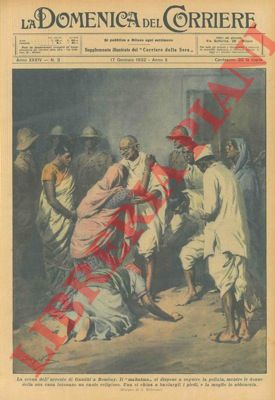 BELTRAME A. - - Arresto di Gandhi a Bombay.