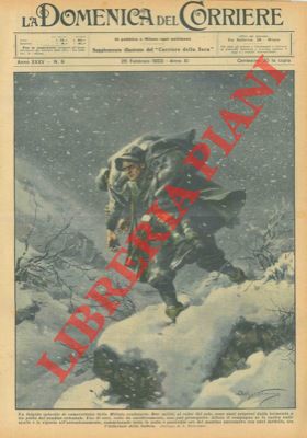 BELTRAME A. - - Due militi sorpresi da tormenta di neve al calar del sole, uno viene colto da assideramento. L'altro se lo carica in spalla camminando tutta la notte ed il mattino successivo.