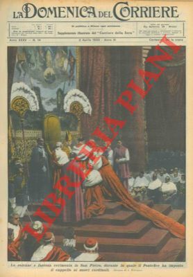 BELTRAME A. - - La solenne e fastosa cerimonia in San Pietro, durante la quale il Pontefice ha imposto il cappello ai nuovi cardinali.
