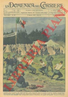 BELTRAME A. - - Il campeggio degli Avanguardisti milanesi a Valsaviore, nel gruppo dell'Adamello.