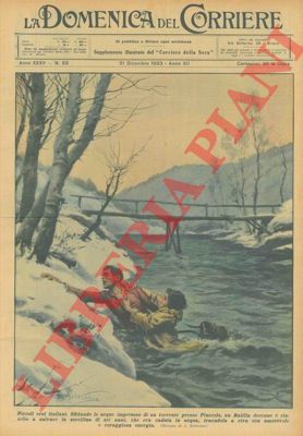 BELTRAME A. - - Un balilla decenne  riuscito a salvare la sorellina di sei anni che era caduta in acqua, traendola a riva con amorevole e coraggiosa energia.