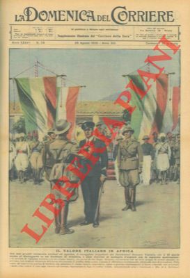 BELTRAME A. - - Il coraggioso brigadiere dei Carabinieri Gennaro Ventura, che il 23 marzo scorso si distingueva in un incidente di frontiera,  stato decorato di medaglia d'argento.