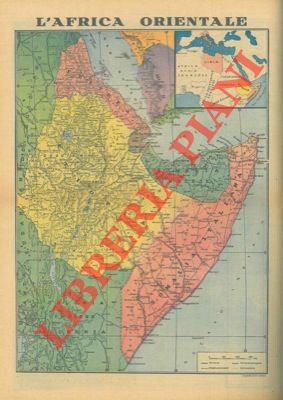 - - L'Africa Orientale (cartina).