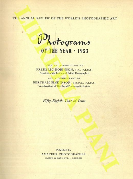 - - Photograms of the year. 1953.