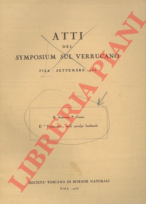 ASSERETO R. - CASATI P. - - Il 'Verrucano' nelle prealpi lombarde.