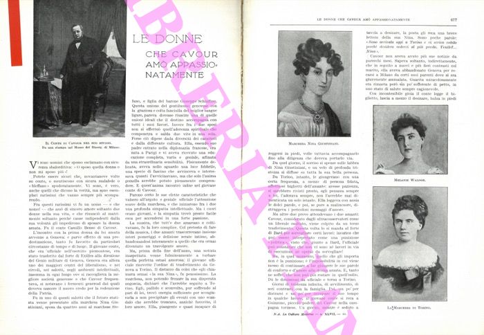 D'ARCORI Rosso - - Le donne che Cavour am appassionatamente.