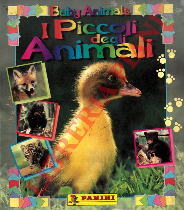 Figurine Panini - - I piccoli degli animali.