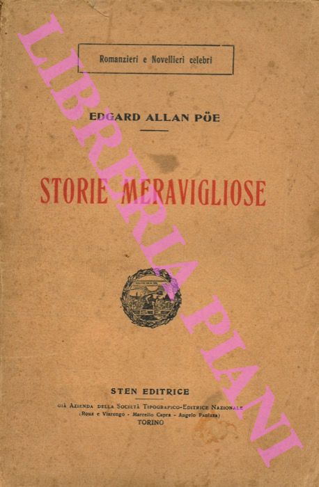 POE Edgard Allan - - Storie meravigliose.