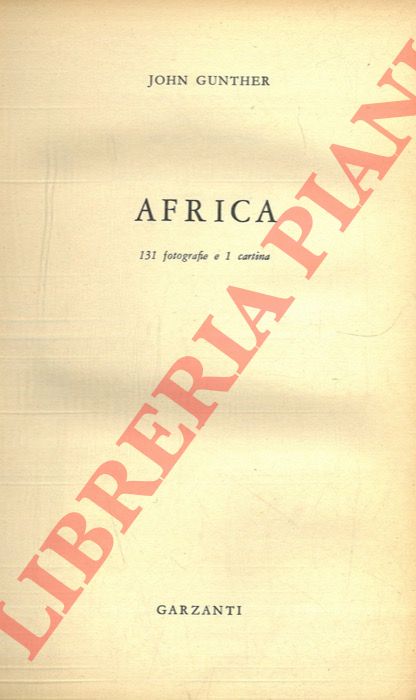 GUNTHER John - - Africa.