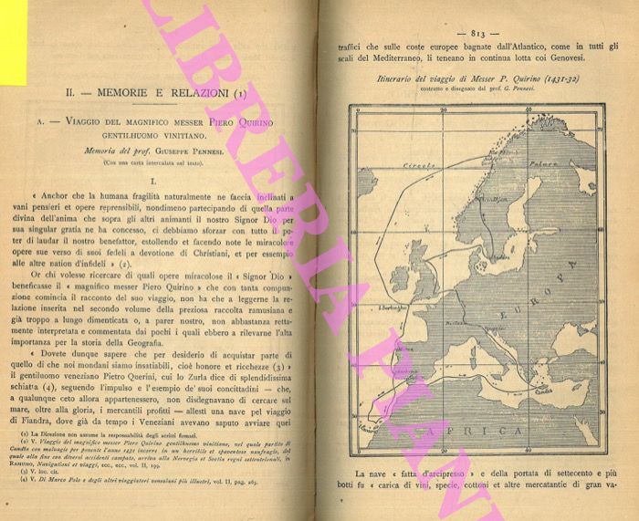 PENNESI Giuseppe - - Viaggio del Magnifico Messer Piero Quirino gentilhuomo vintiano.