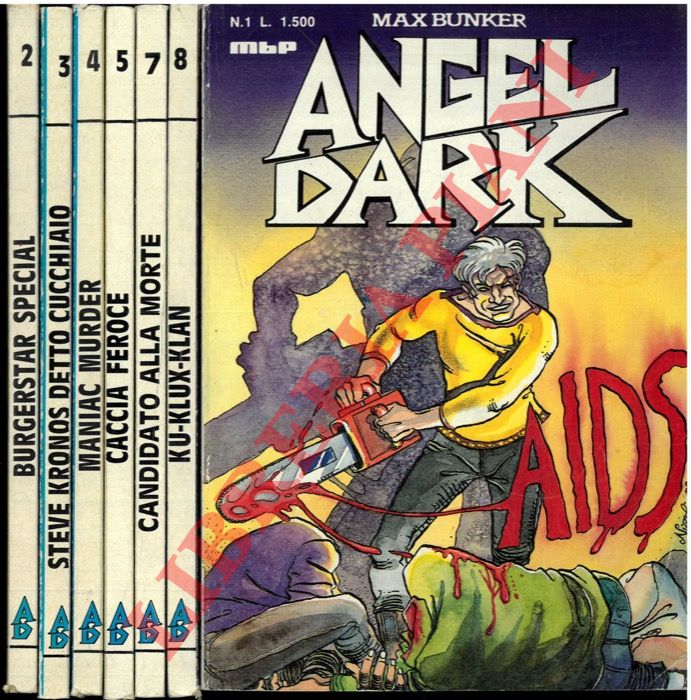 BUNKER Max - - Angel Dark. N. 1/8.