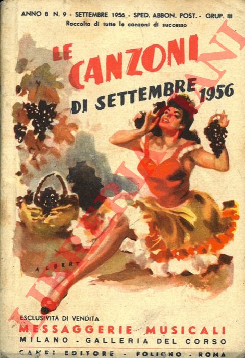 - - Le canzoni di settembre 1956.