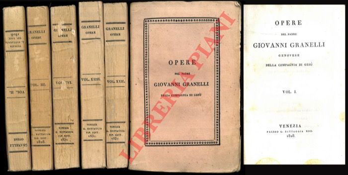 GRANELLI Padre , genovese, della Compagnia di Ges - Giovanni - - Opere.
