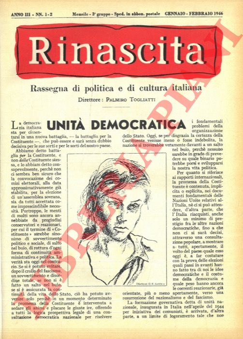 - - Rinascita 1946.