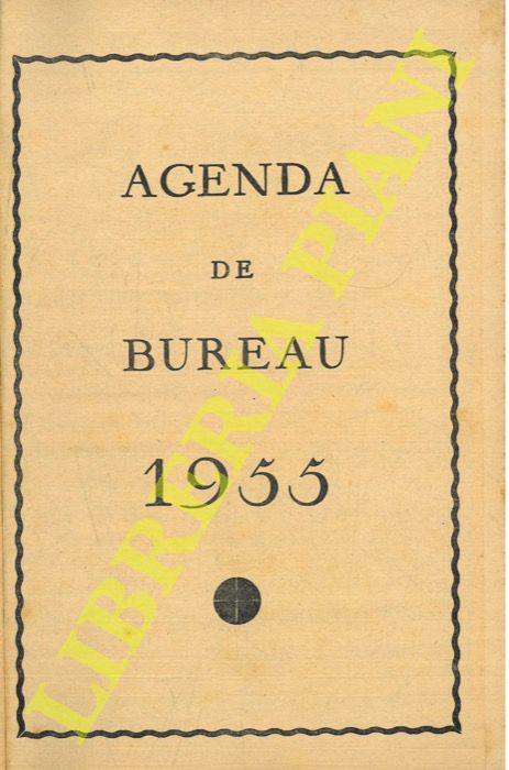 Etablissements M.R. LAPORTE. Pau. Tarbes - - Agenda 1955. Rectification et Mcanique Gnrale di Sud-Ouest.