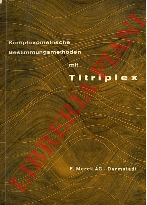 - - Komplexometrische Bestimmungsmethoden  Tritriplex.