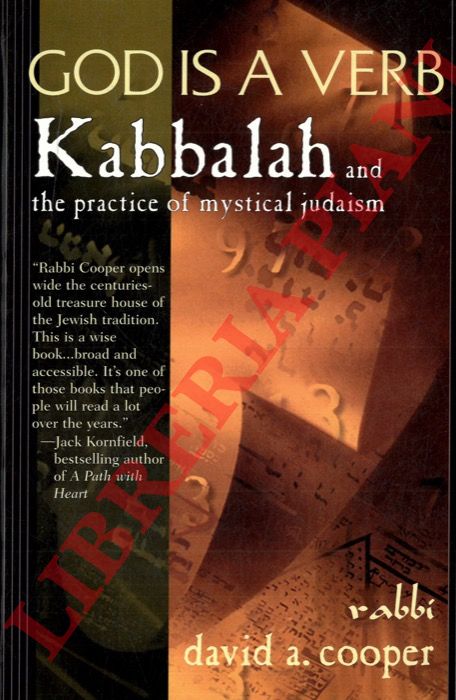 COOPER David A. - - God is a Verb. Kabbalah and the Practice of Mystical Judaism.