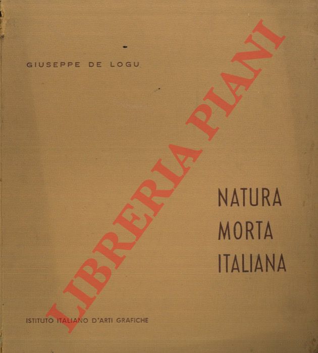 DE LOGU Giuseppe - - Natura morta italiana.