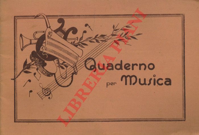- - Quaderno per musica.