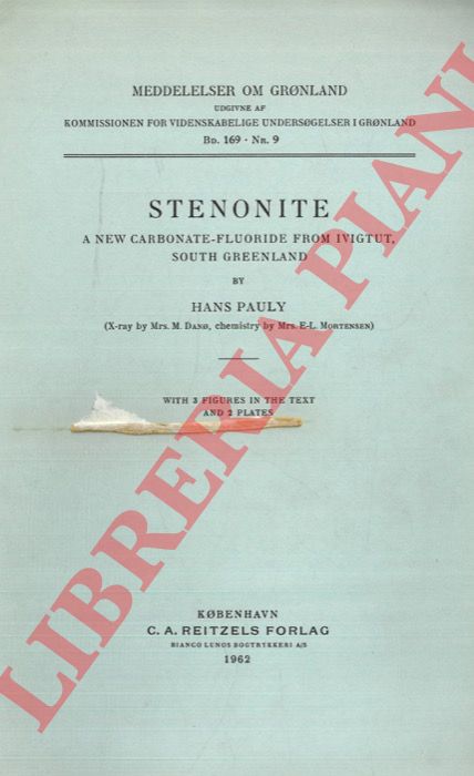 PAULY Hans - - Stenonite. A New Carbonate-Fluoride from Ivigtut, South Greenland.