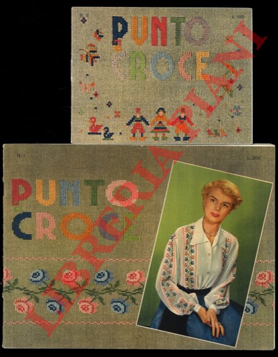- - Punto croce. N. 1 e N. 2.