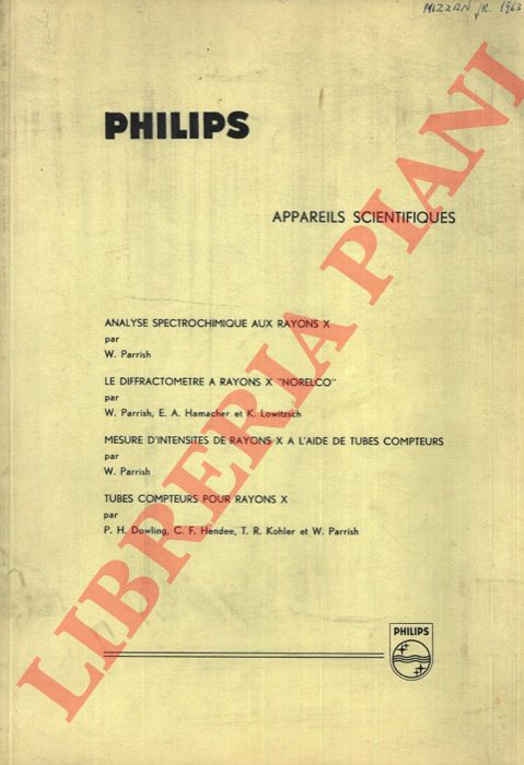 PHILIPS - - Appareils scientifiques. Contiene : 