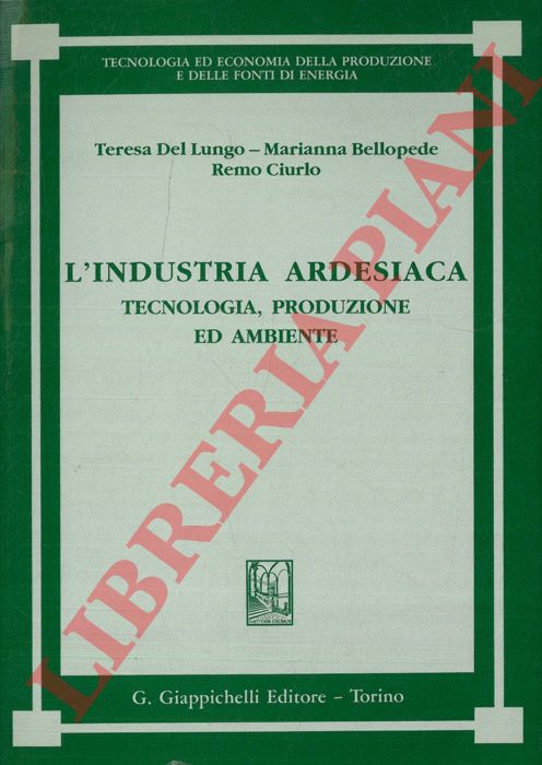 DEL LUNGO Teresa - BELLOPEDE Marianna CIURLO  Remo - - L'industria ardesiaca. Tecnologia, produzione ed ambiente.
