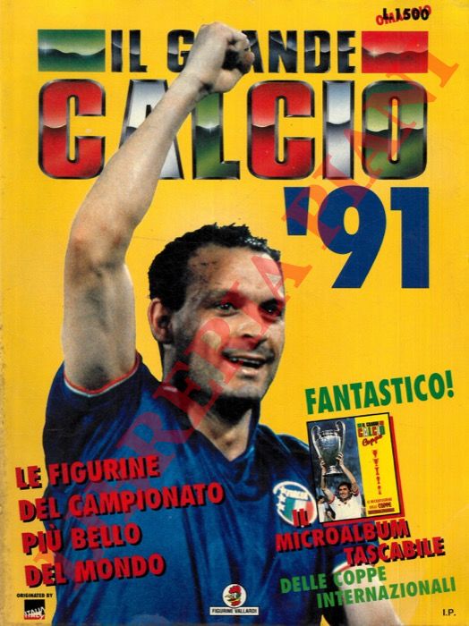 Figurine Vallardi - - Il grande calcio '91.