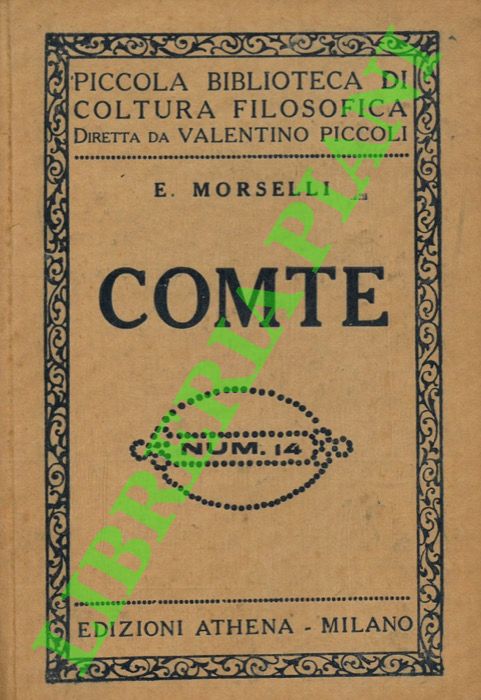 MORSELLI Emilio - - Comte.