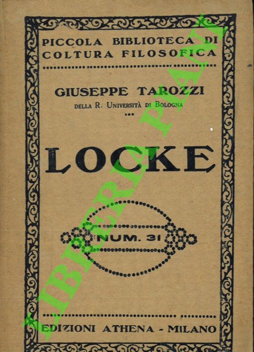 TAROZZI Giuseppe - - Locke.