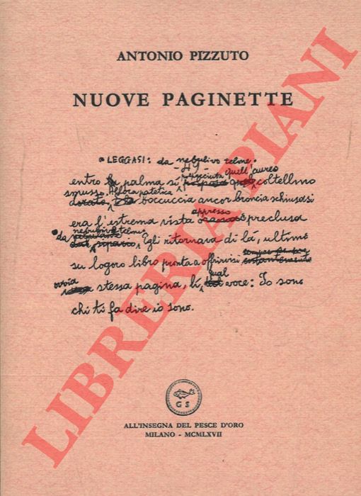 PIZZUTO Antonio - - Nuove paginette.
