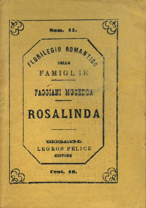 FAGGIANI MUCCEDA A. - - Rosalinda. Bozzetto originale.