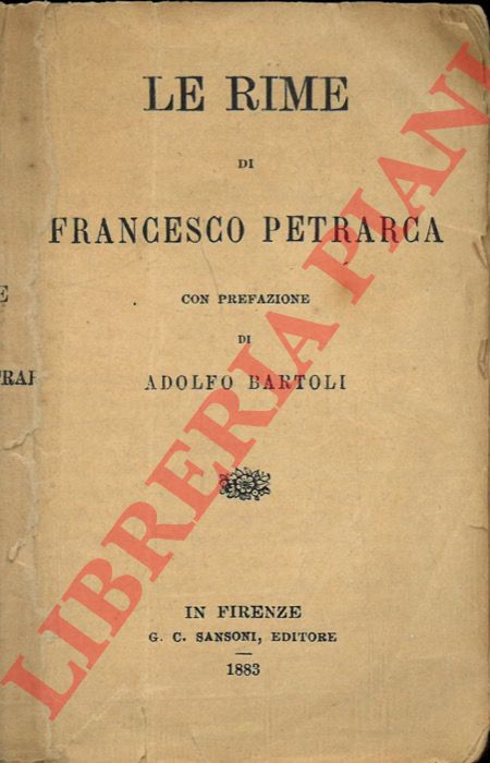 PETRARCA Francesco - - Le rime.